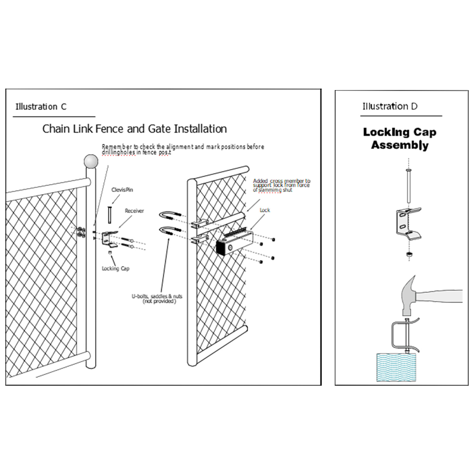 Automatic Gate Lock DS02 for Swing Gates with Manual Keys Secure Rolling Teeth