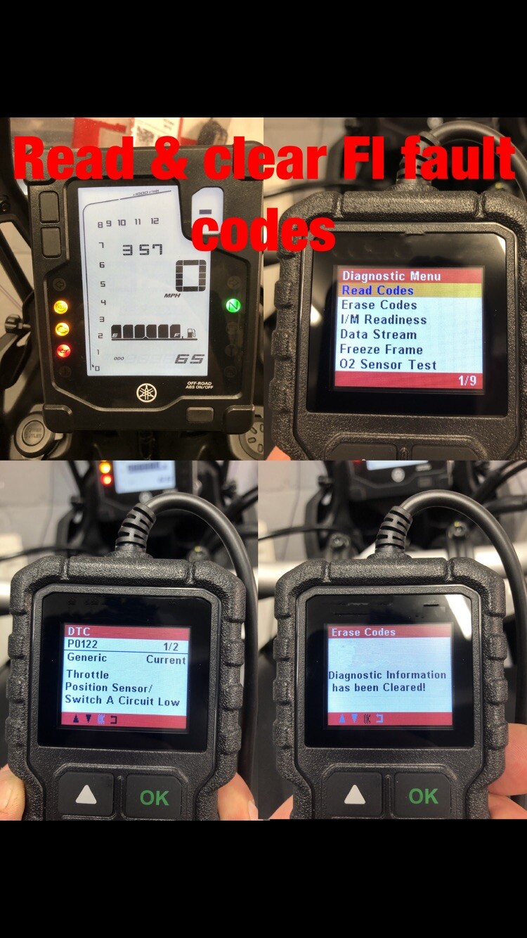 Royal Enfield Himalayan 2021-onwards FI OBD fault code scanner diagnostic tool