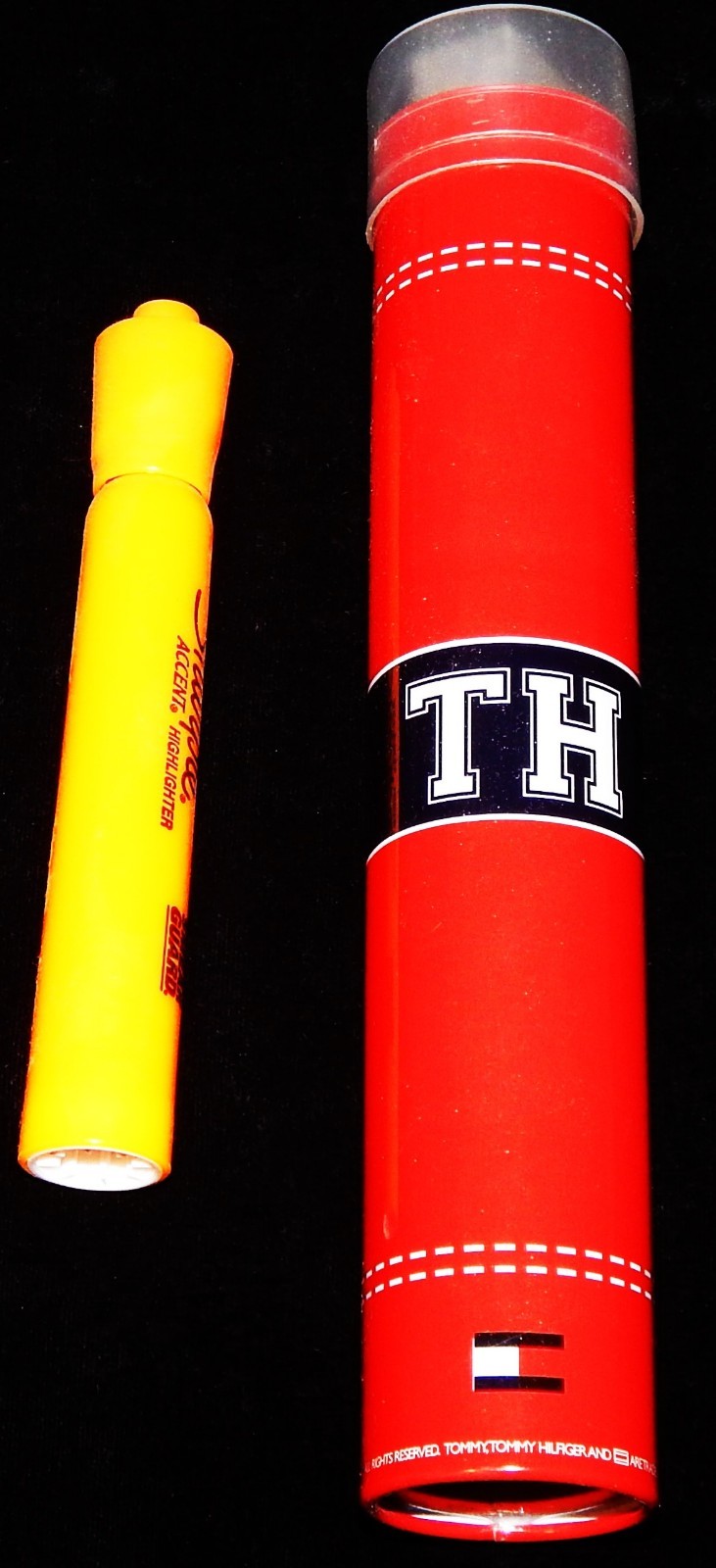 Designer Pencil Storage, 2006 TOMMY HILFIGER Pencil Storage Can W/ Sharpener