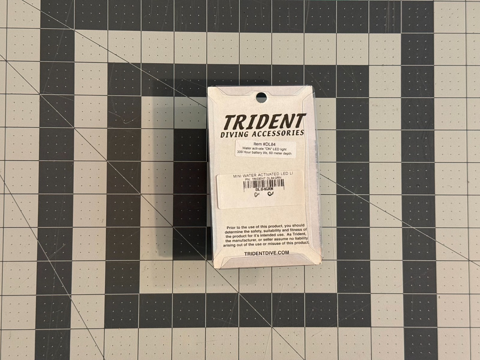 Trident Mini LED Water Activated Emergency Dive Light for Night Diving & Safety