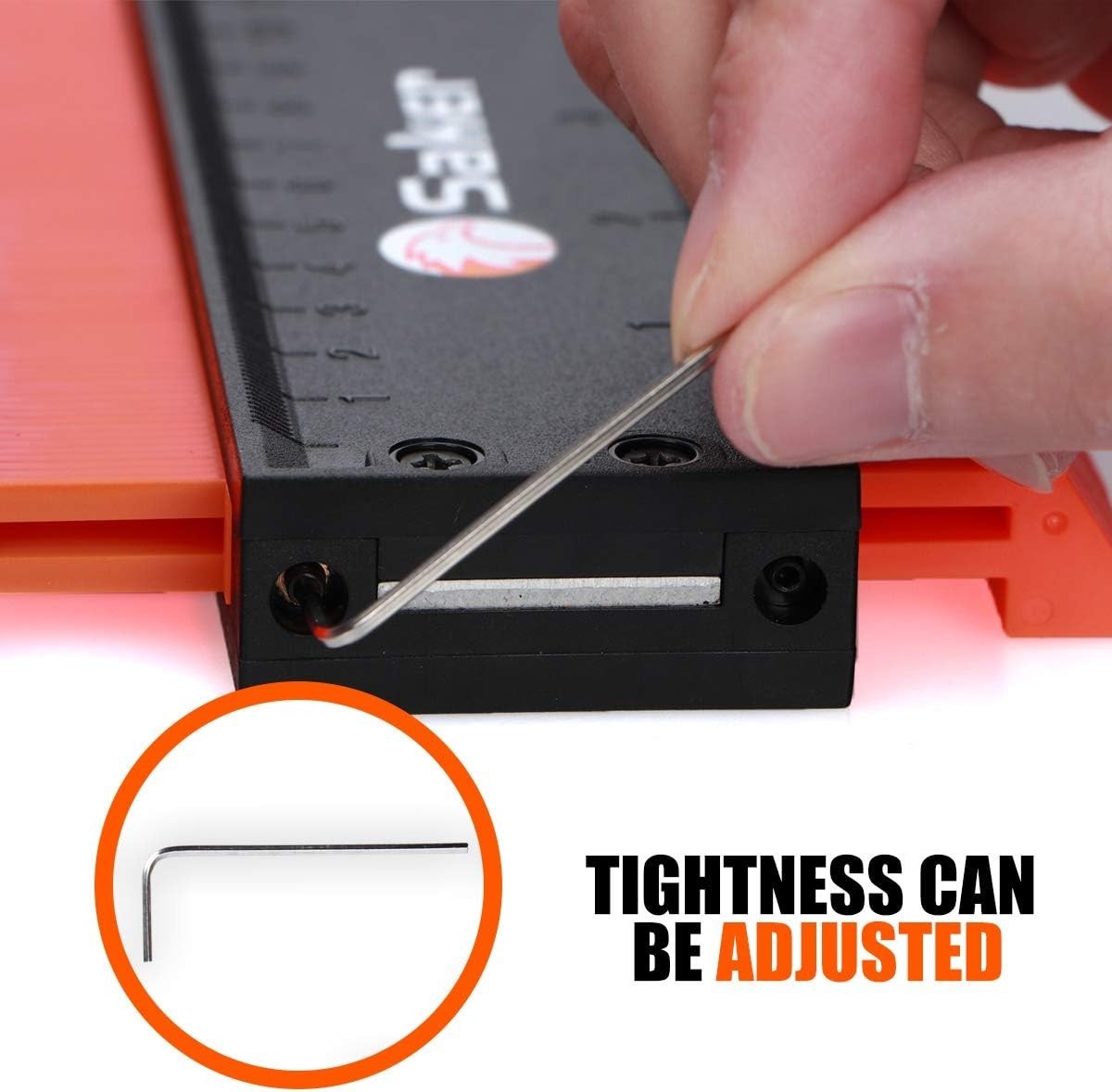 Precision Locking Contour Gauge - 5 Inch Tool for Accurate Shape Duplication