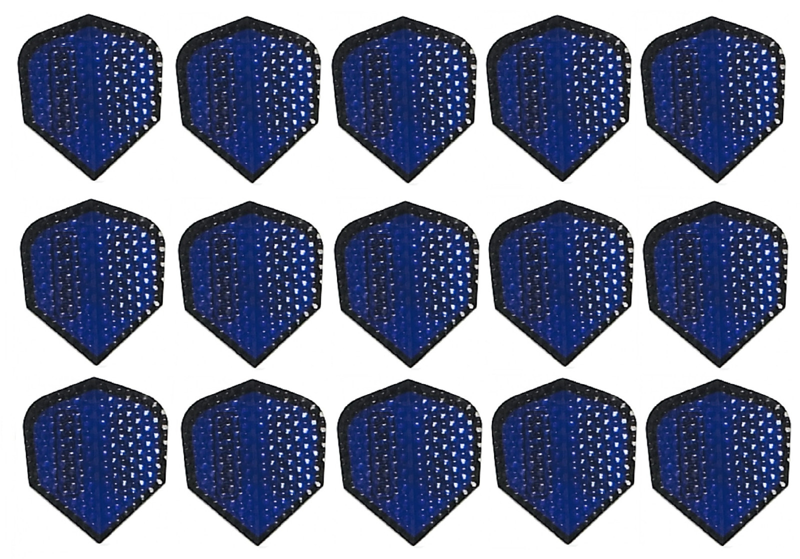 5 Sets Harrows Dimplex Standard Dart Flights - Ships Tracking- Transparent Blue