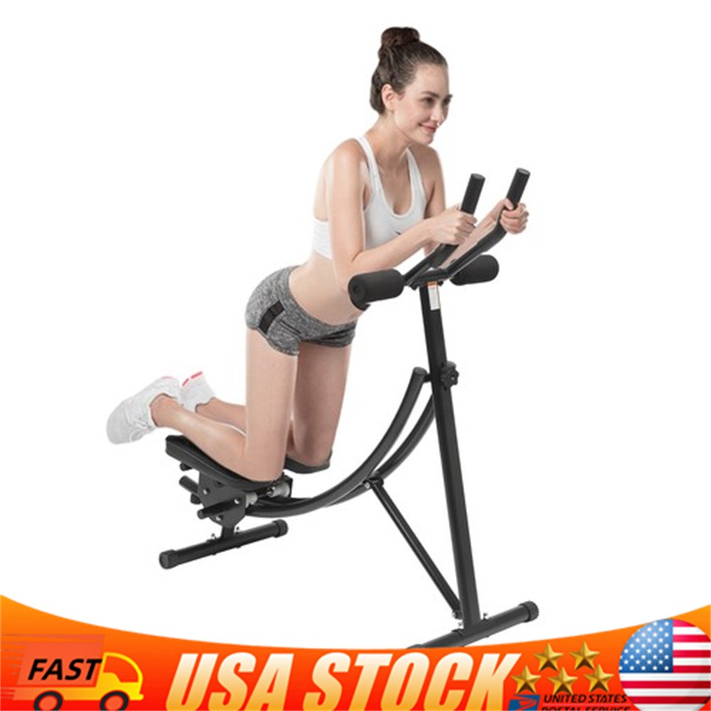 330lbs Workout Equipment Home Gym Core Fitness Coaster Abdominal Crunch Training