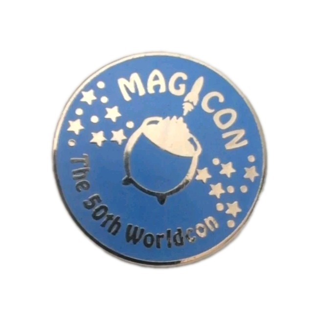 MagiCon Lapel pin 1992 50th World Science Fiction Convention Vintage