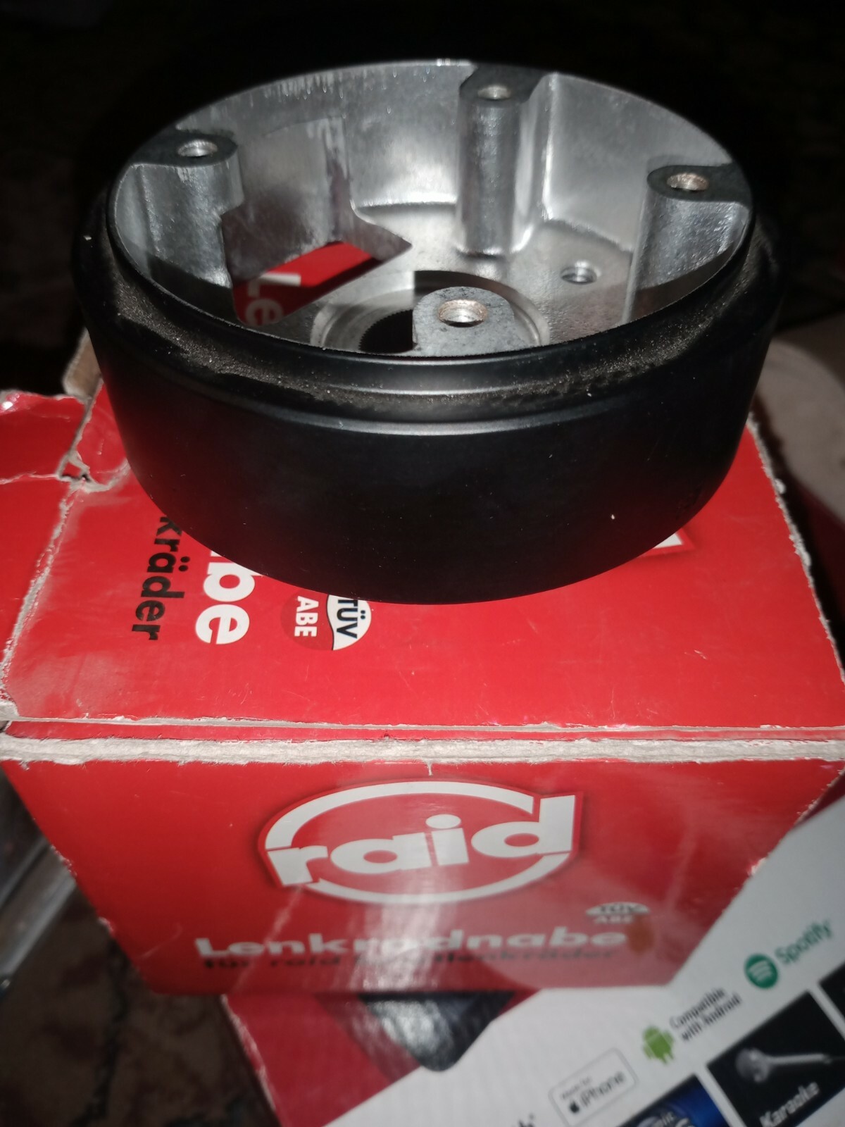 Raid Adapter VW Golf V/Touran/Audi A3 8p, airbag steering wheel  197 Fitting.