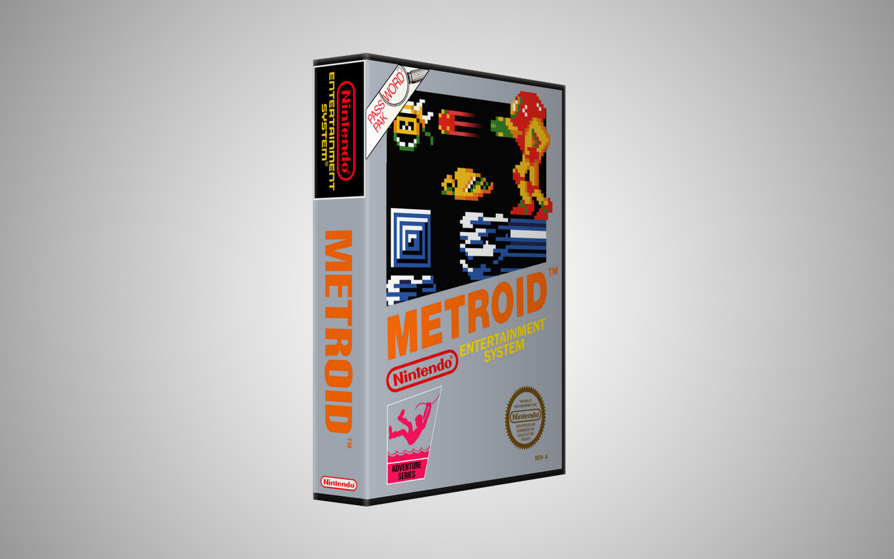 Metroid - Nintendo NES Custom Case *NO GAME*