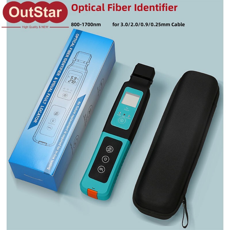 800-1700nm Optical Fiber Identifier 10KM Red Light Source All-in-one AUA-40