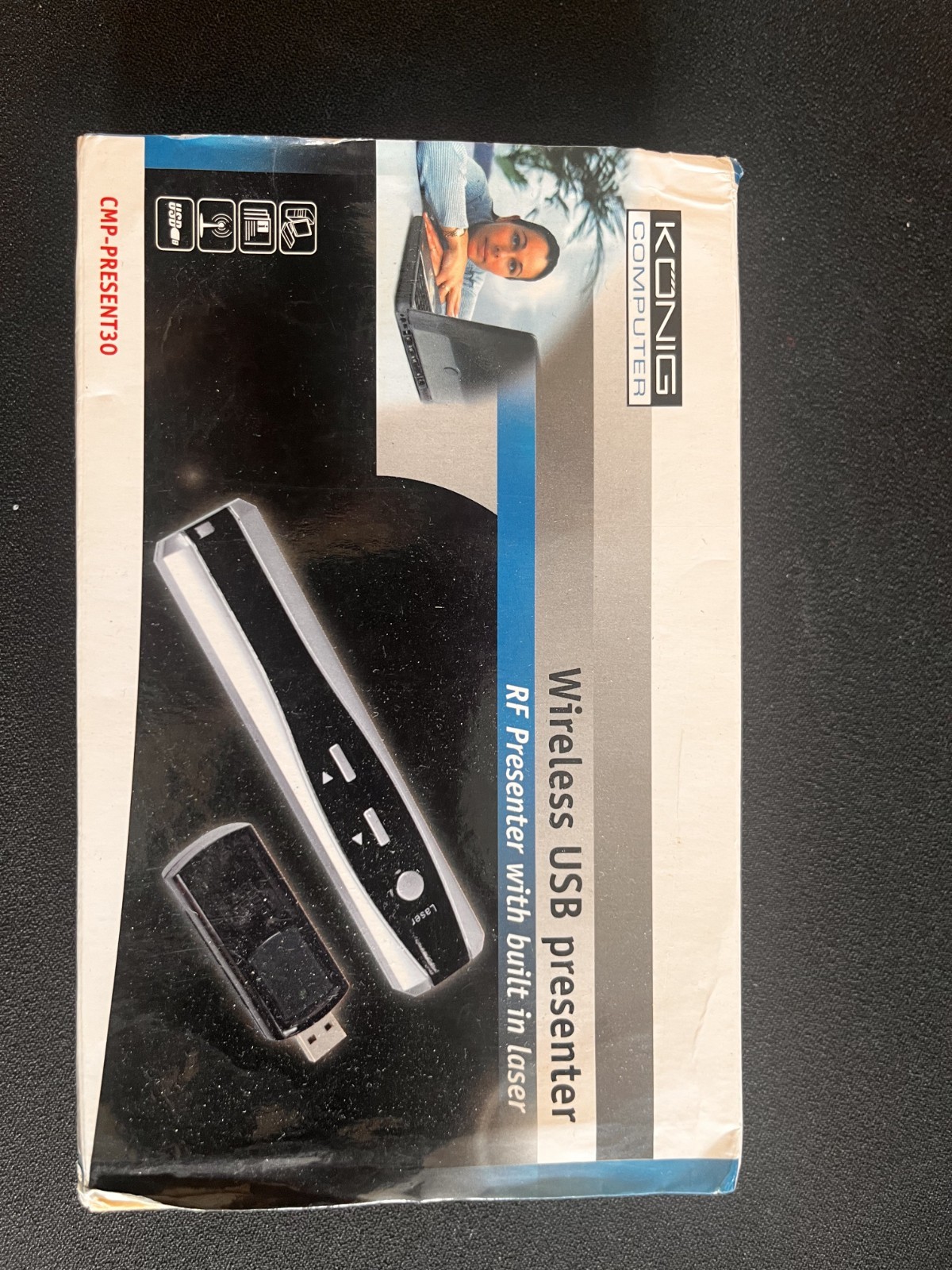 König CMP-PRESENT30 Wireless USB Presenter with Built-in Laser RF