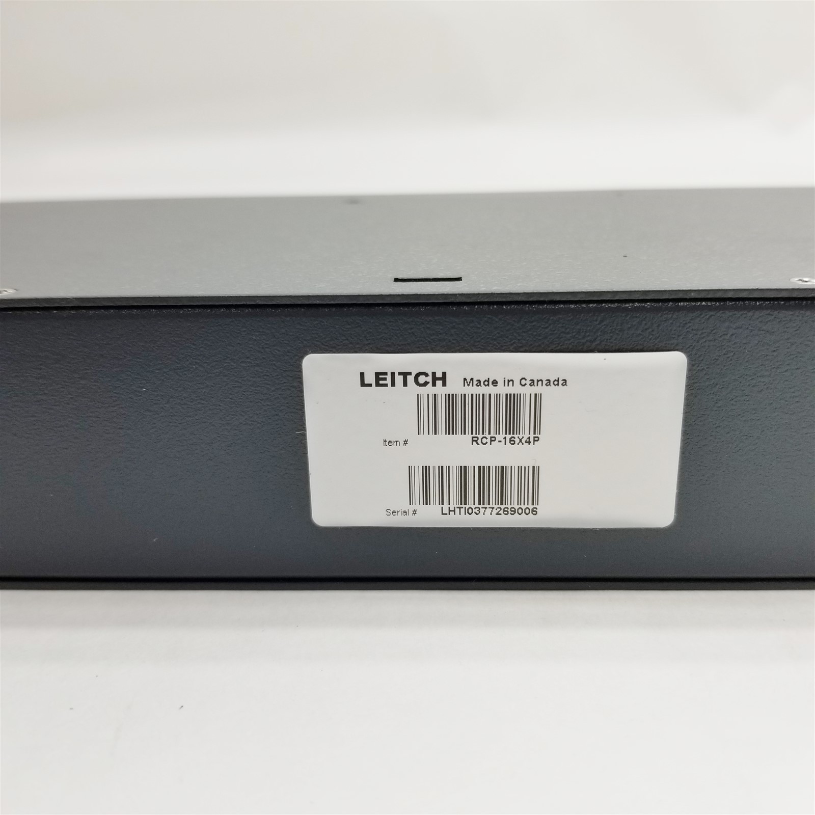 Harris RCP-16X4P Rackmount Remote 16x4 Programmable Crosspoint Pushbutton Panel