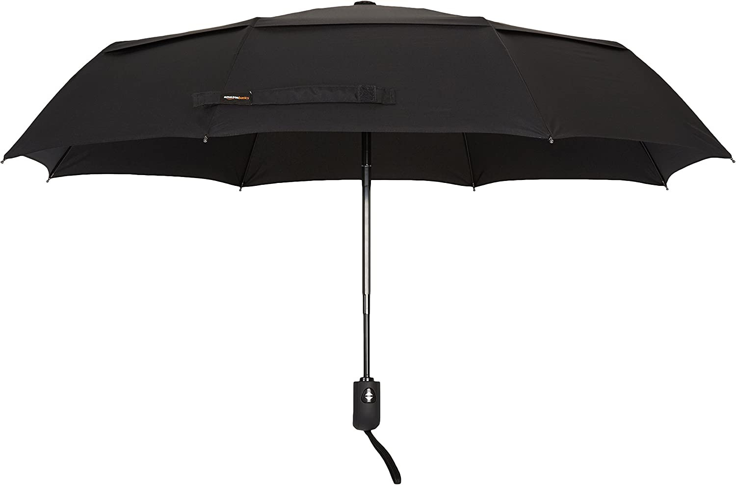 round Travel Umbrella with Auto Open/Close Button, Wind-Proof Compact Design, Wi
