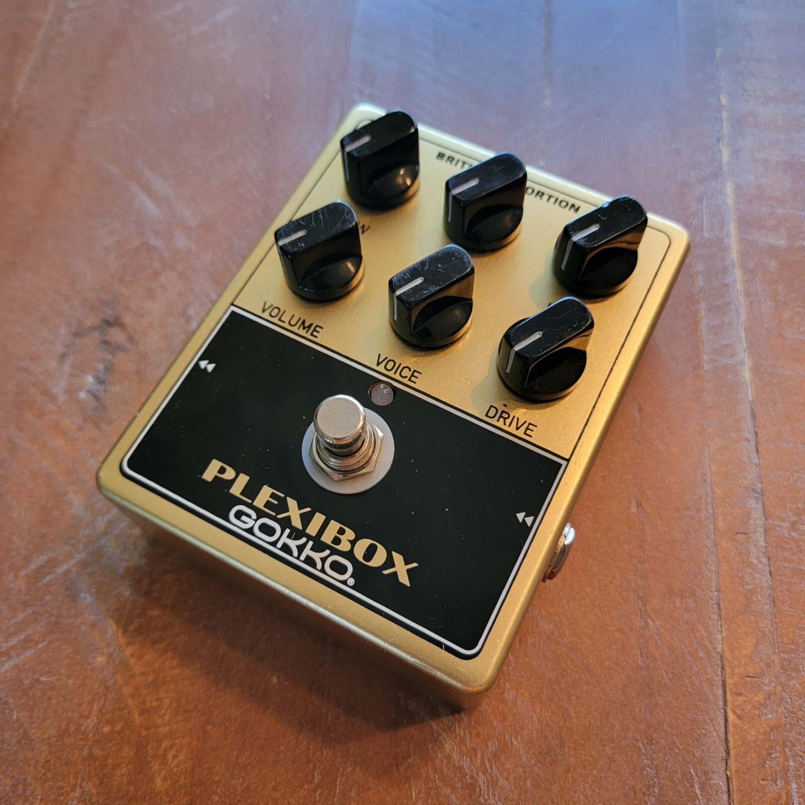 GOKKO Plexibox Guitar Distortion Effects Pedal Gold Great Pedal For The Money!
