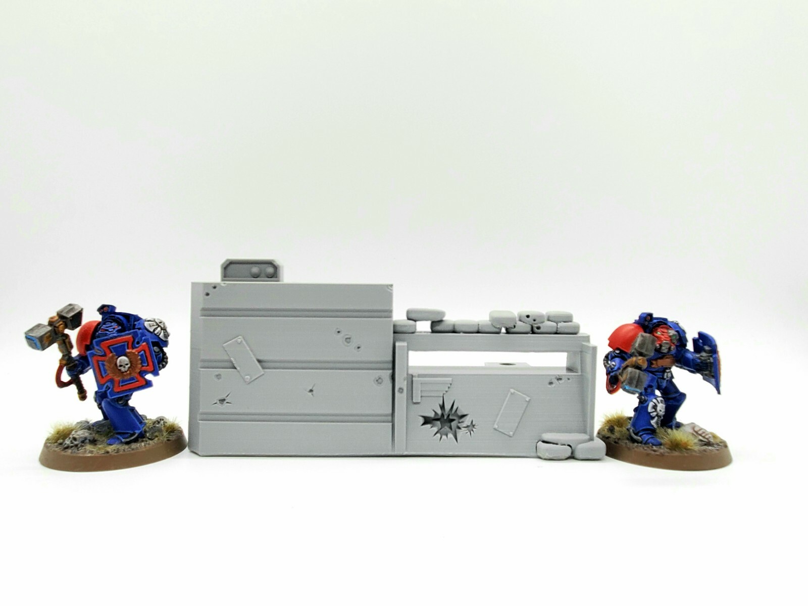 3d Printed Infantry Post Terrain for Tabletop Gaming