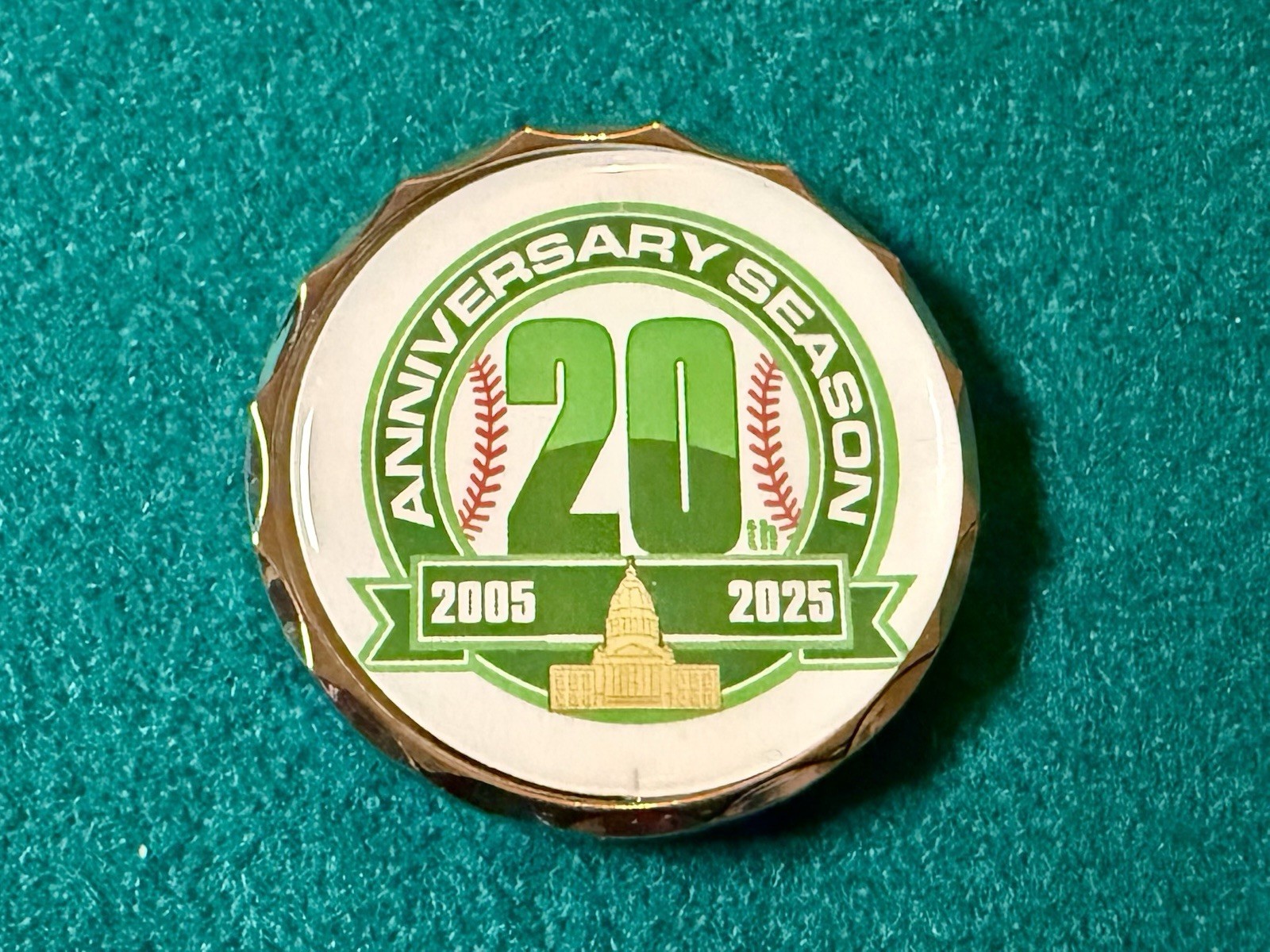 Charleston Dirty Birds 20th Anniversary Coin