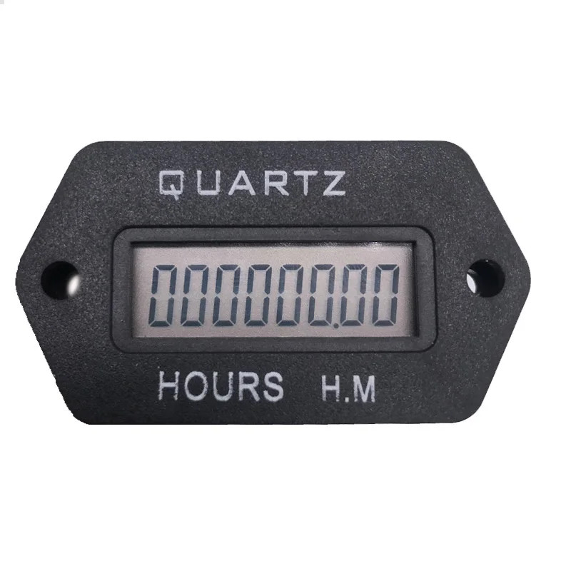Digital Hour Meter,LCD Accumulate Timer,6-36V  /AC  Hour Meter Resettable Count
