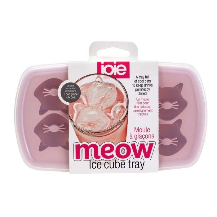 Meow Cat Face Ice Cube Tray with Lid