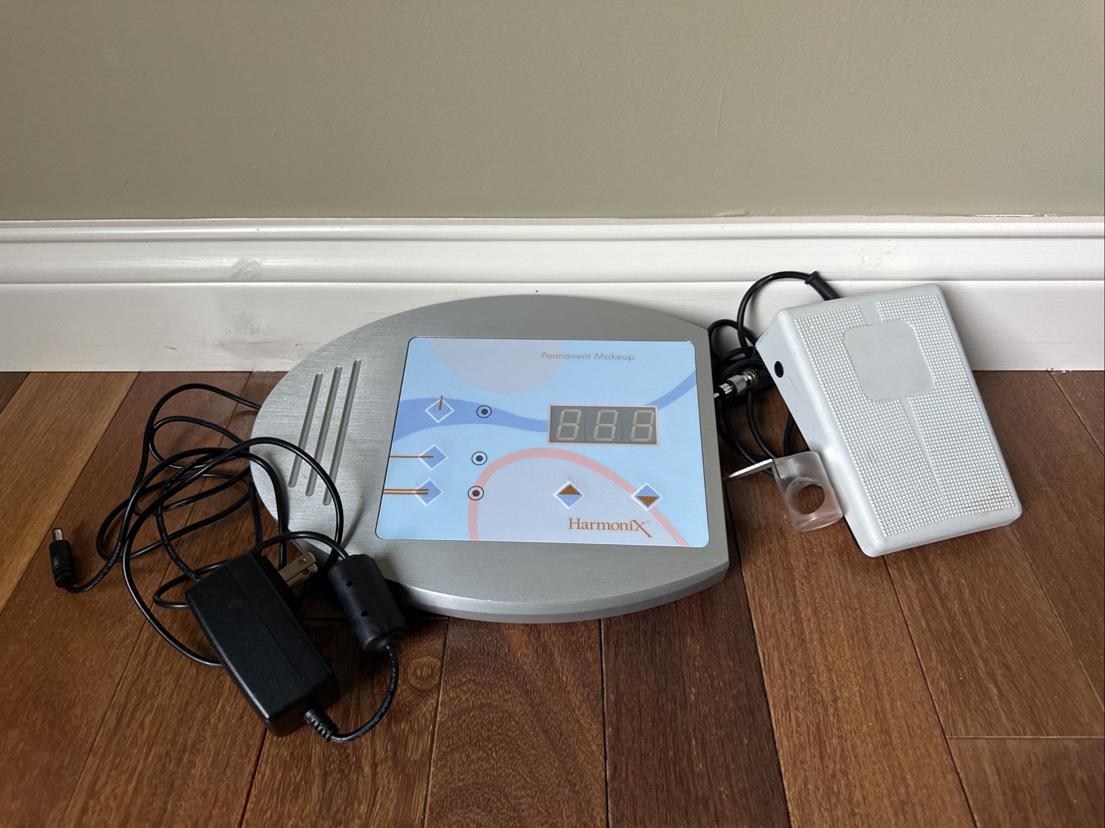Harmonix Digital PMU D9.9 Permanent Makeup Tattoo Machine Foot Pedal & Power Sup
