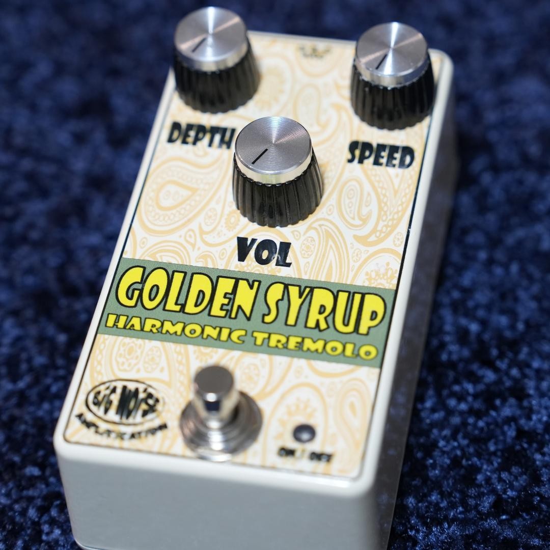 Big Noise Golden Syrup Harmonic Tremolo Effect Pedal