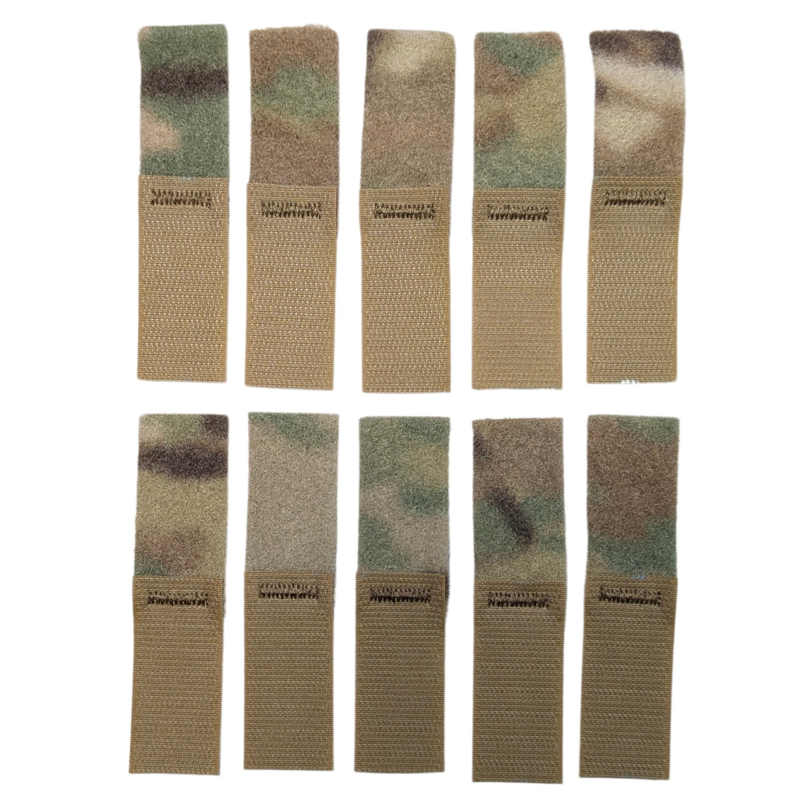 10 Mil-Spec MultiCam 1" MOLLE Official VELCRO® Backpack Webbing Strap Keeper