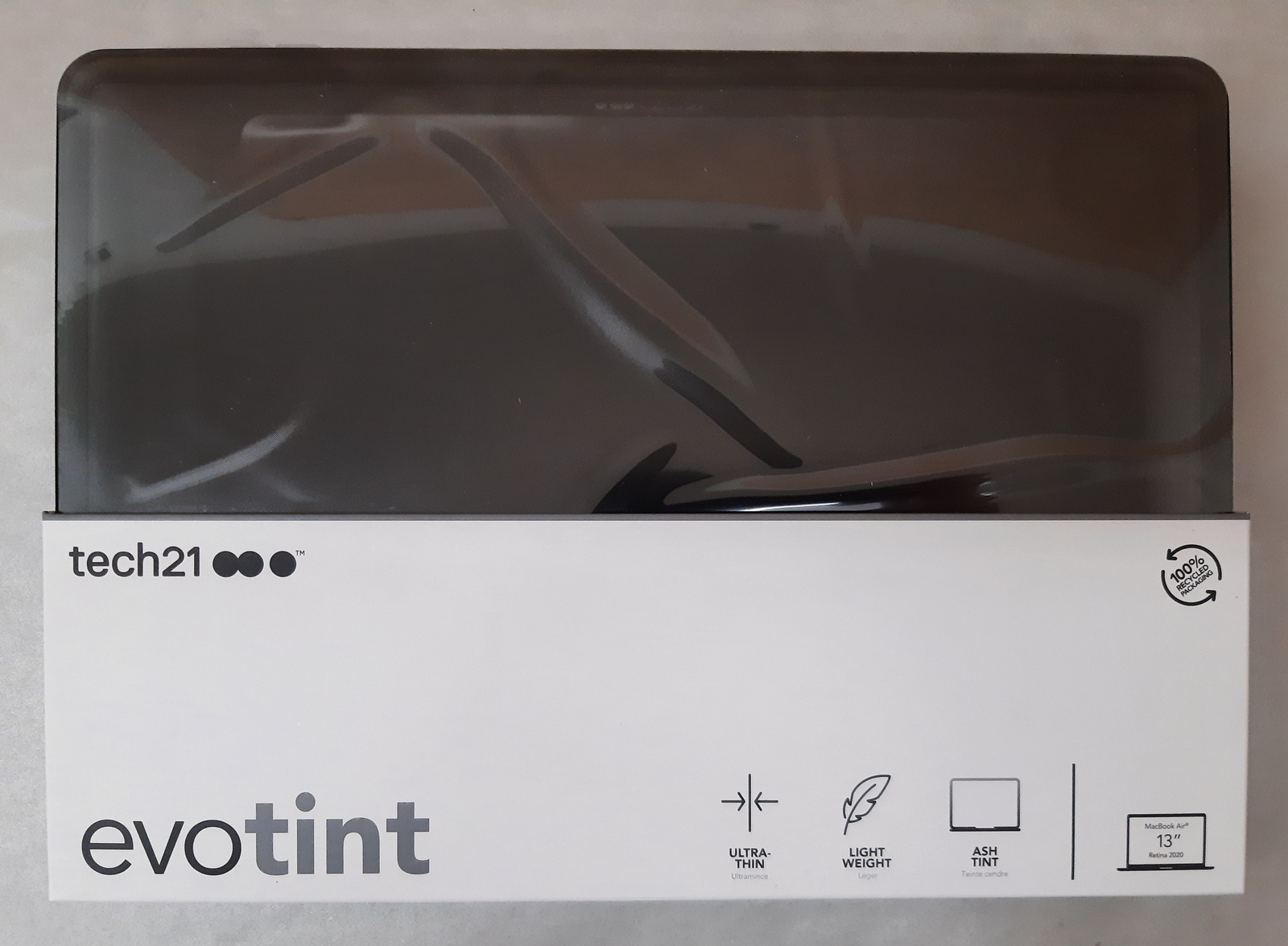 Tech21 Evo Tint Apple MacBook Air 13" Case (2020)  In Ash P/N T21-8616PKGA2
