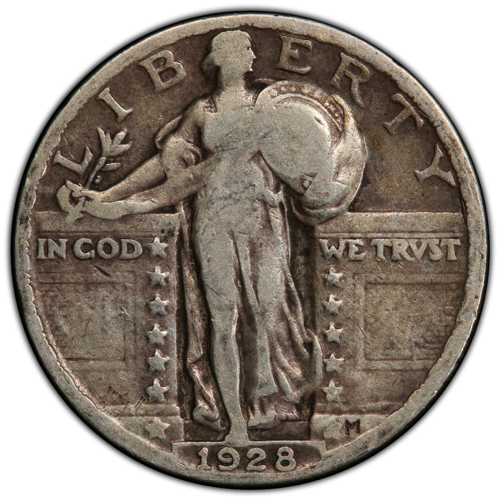 Random Date SILVER Standing Liberty Quarter 60+ YEARS OLD RARE!
