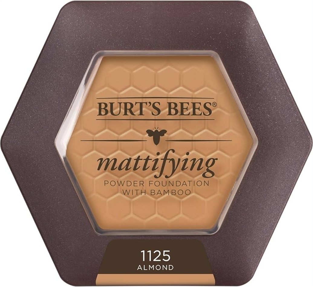 Burt's Bees 100% Natural Origin Mattifying Powder Foundation 1125 Almond Retired