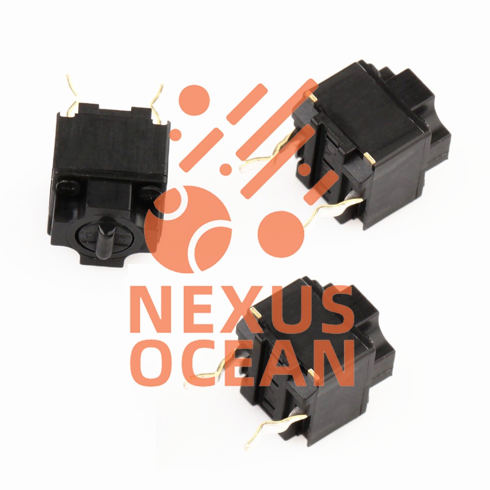 2pcs  Panasonic Square Micro Switch for Mouse Black Button NEW