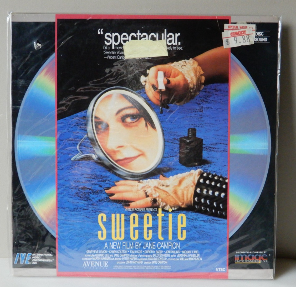 Sweetie Laserdisc 1990 Movie 99 min ext play, Jame Campion