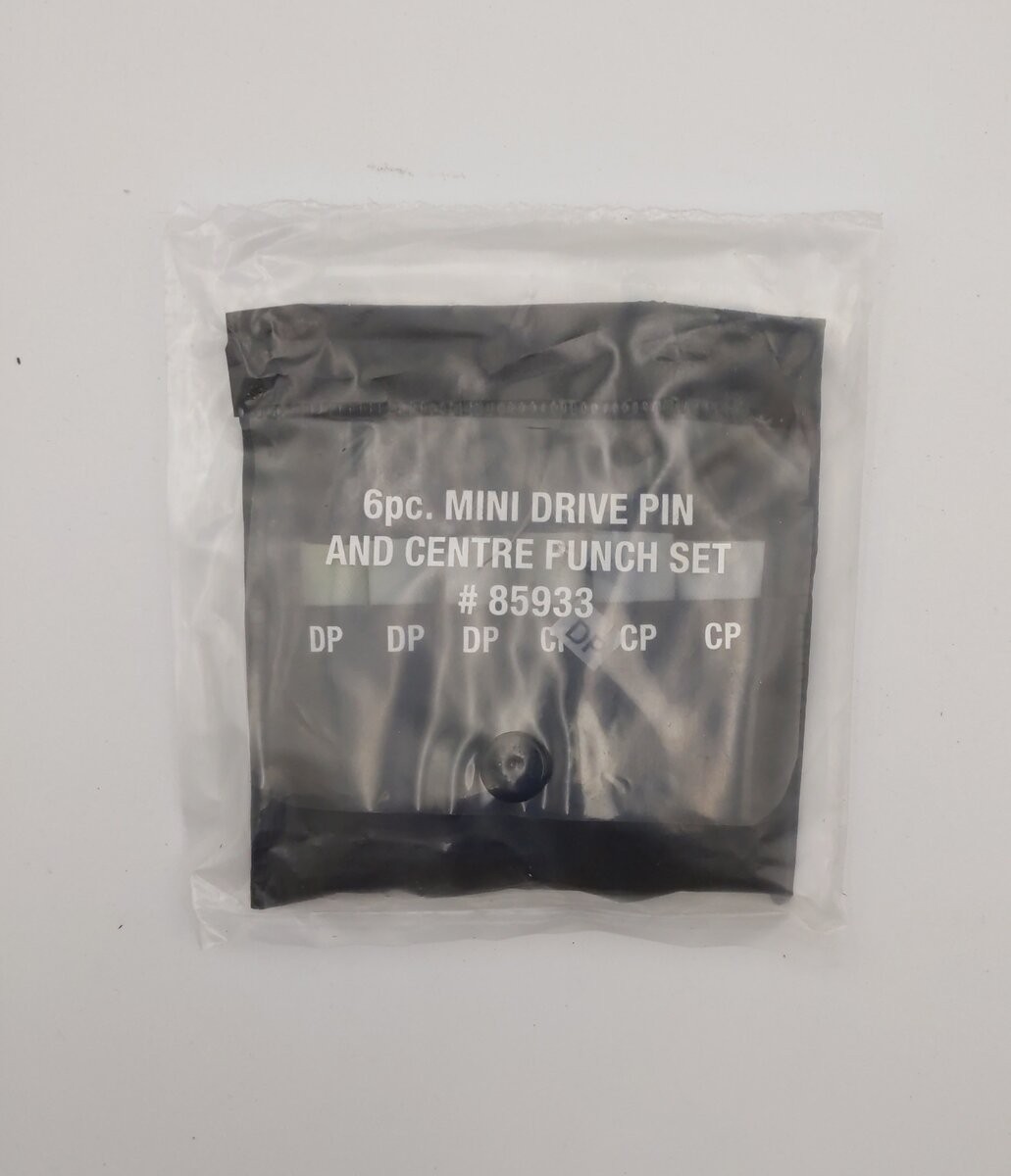 Micro-Mark 85933 Mini Drive Pin and Centre Punch Set 6pc.