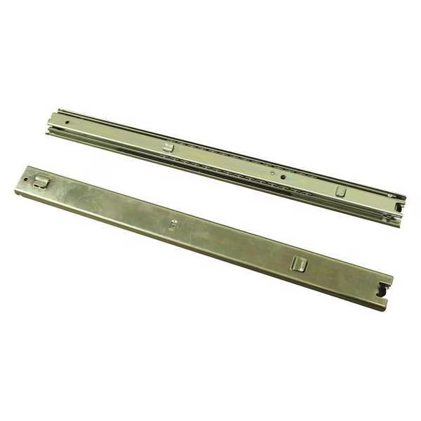 Westward Ball Bearing Drawer Slides, 16 in L Closed, 31 1/2 in L Open, 1 PR