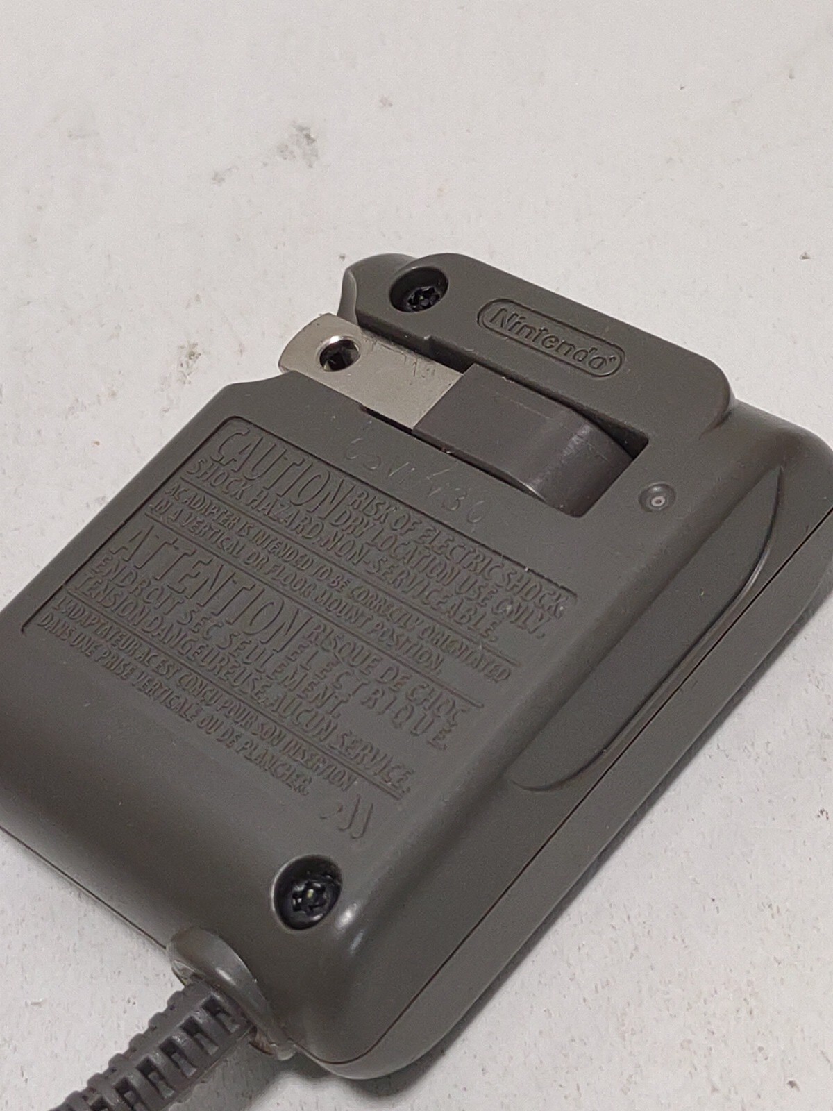 Official Nintendo Power AC Adapter USG-002 USA Version