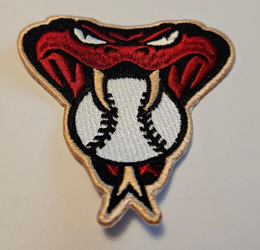 Arizona Diamondbacks 3”X3” Iron On Embroidered Patch FREE Shipping!!