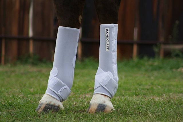 Iconoclast Sports Boots 14 Inch Barrels, Reining Cutting, Racing Support Boot XL