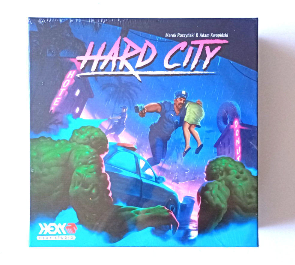 Hard City 1980s Themed Adventure Miniatures Boardgame Hexy Studios New In Shrink