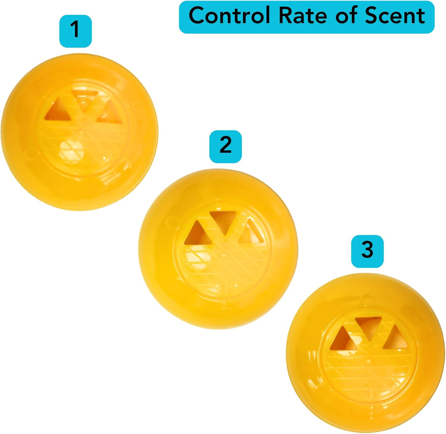 12-Pack Sneaker Shoes Backpack Deodorizer Spheres, Yellow, for Deodorizing Locke