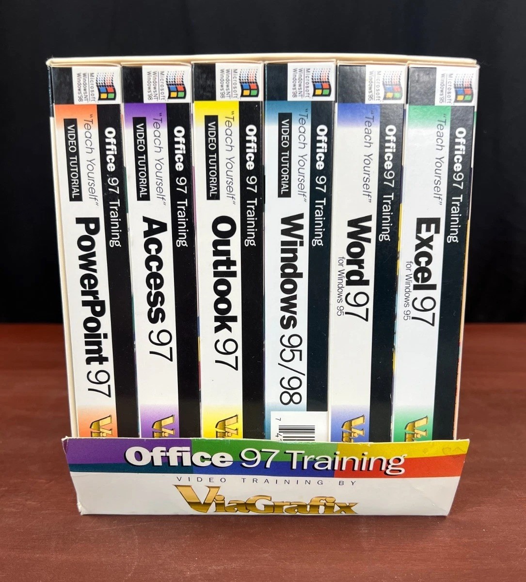 Vintage Viagrafix Microsoft Office 97 Training VHS Tapes