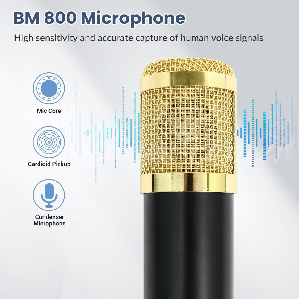 Podcast Equipment Bundle V8 Recording Studio Package Broadcast Live Streaming