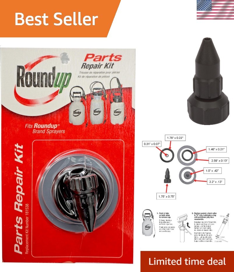 Comprehensive Sprayer Parts Kit - 6-Piece Set for Easy Repairs and Maintenance