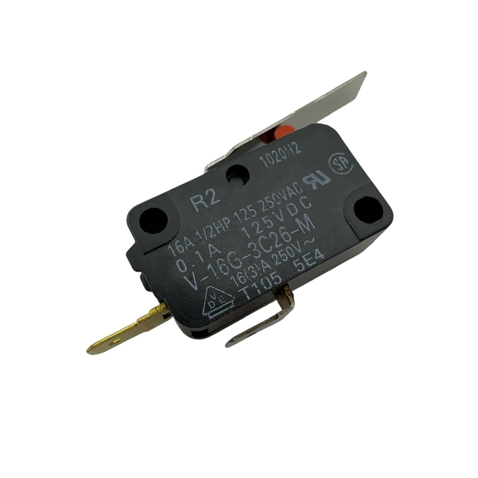 Omron V-16G-3C26-M Long Lever Micro-Switch 16A 250VAC