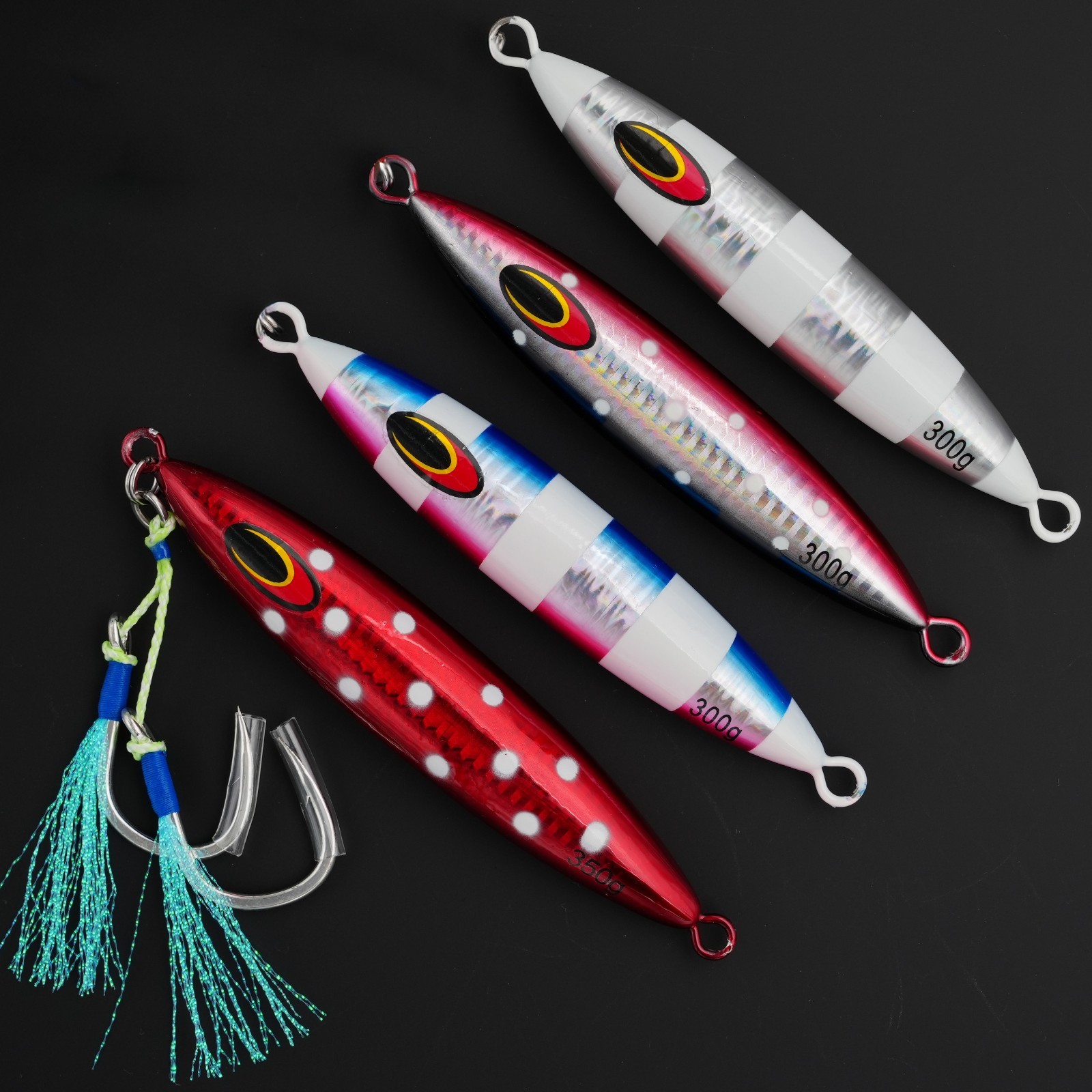 Tuna Bomb Metal Jig & BKK Assist Hooks – Saltwater Lure for Slow Pitch Jigging