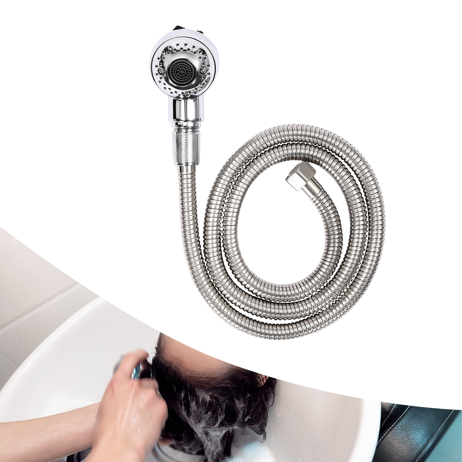 Professional Shampoo Sprayer with 3.94ft Hose for Salons and Home Use
