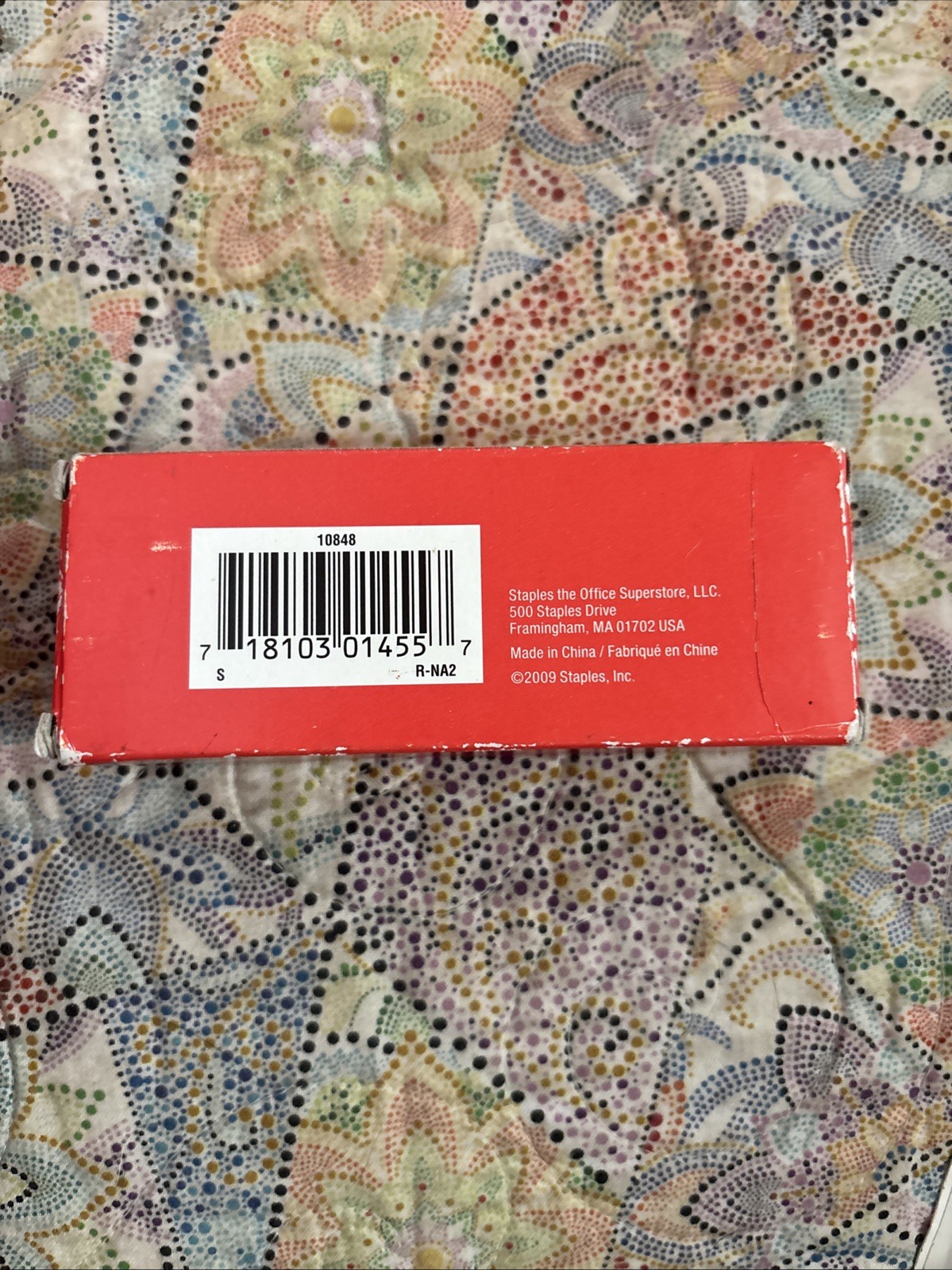 Staples Brand 1/4" Standard Staples 10848 Staples 5000 Count Box 2009 Office
