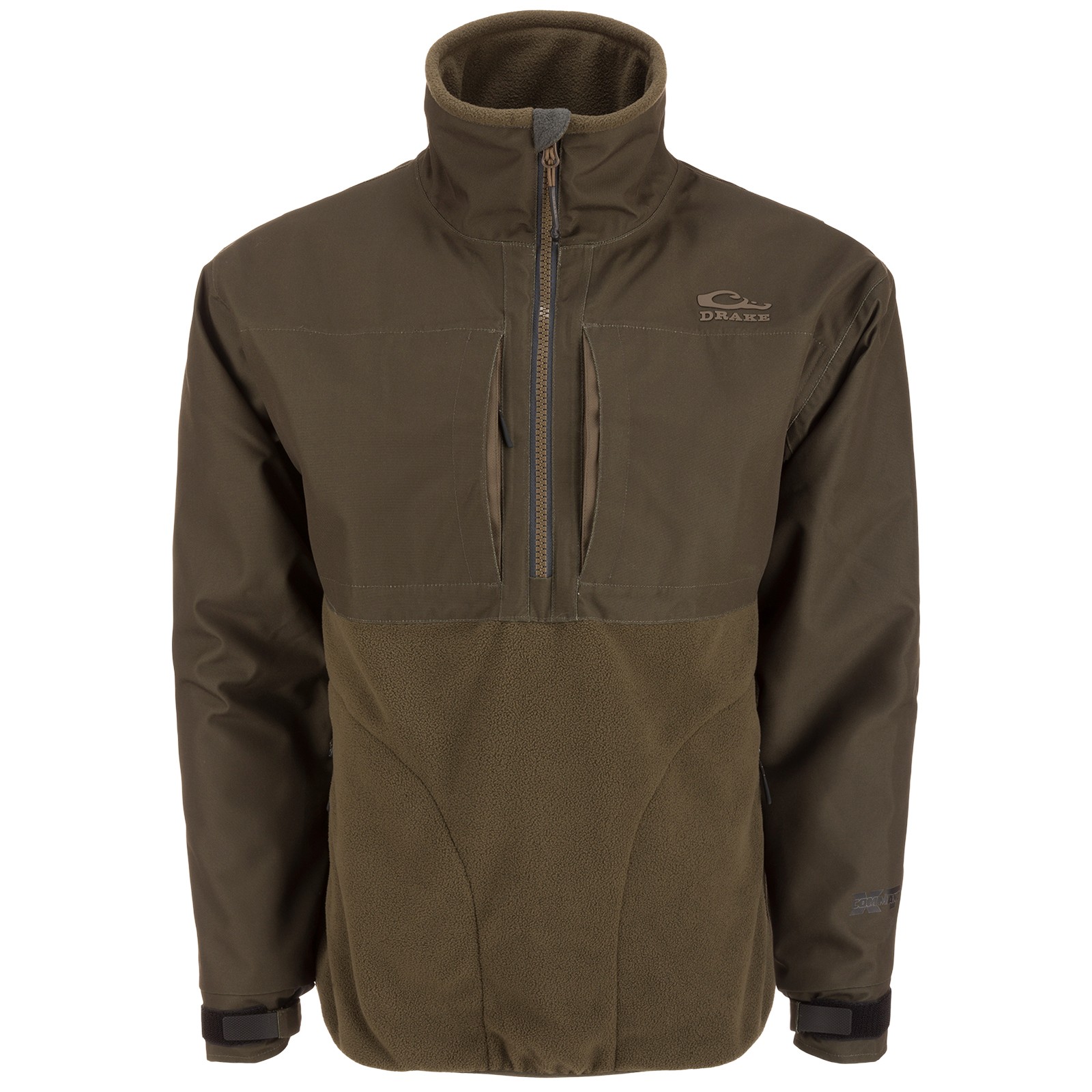 DRAKE Men's MST CommandXT Eqwader Half Zip Green Timber Jacket (DW0131-GTB)