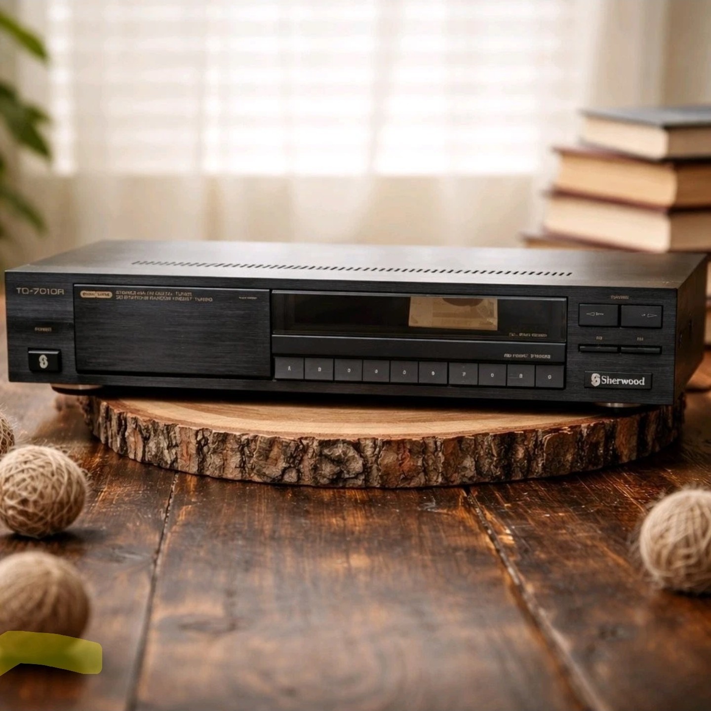 Sherwood TD-7010R AM/FM Radio Tuner. Tested Working.