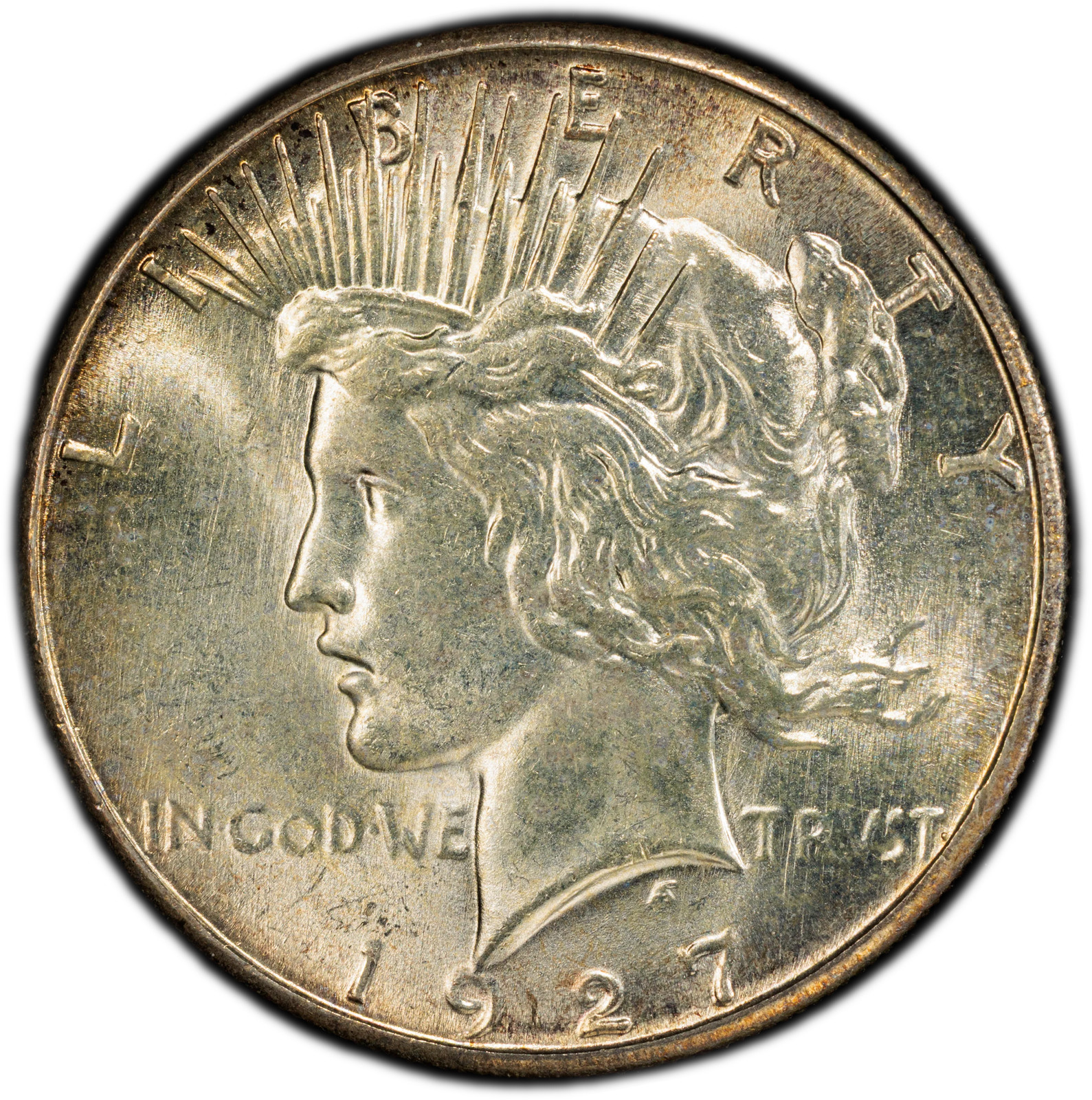 1927-S Peace Silver Dollar – PCGS MS63