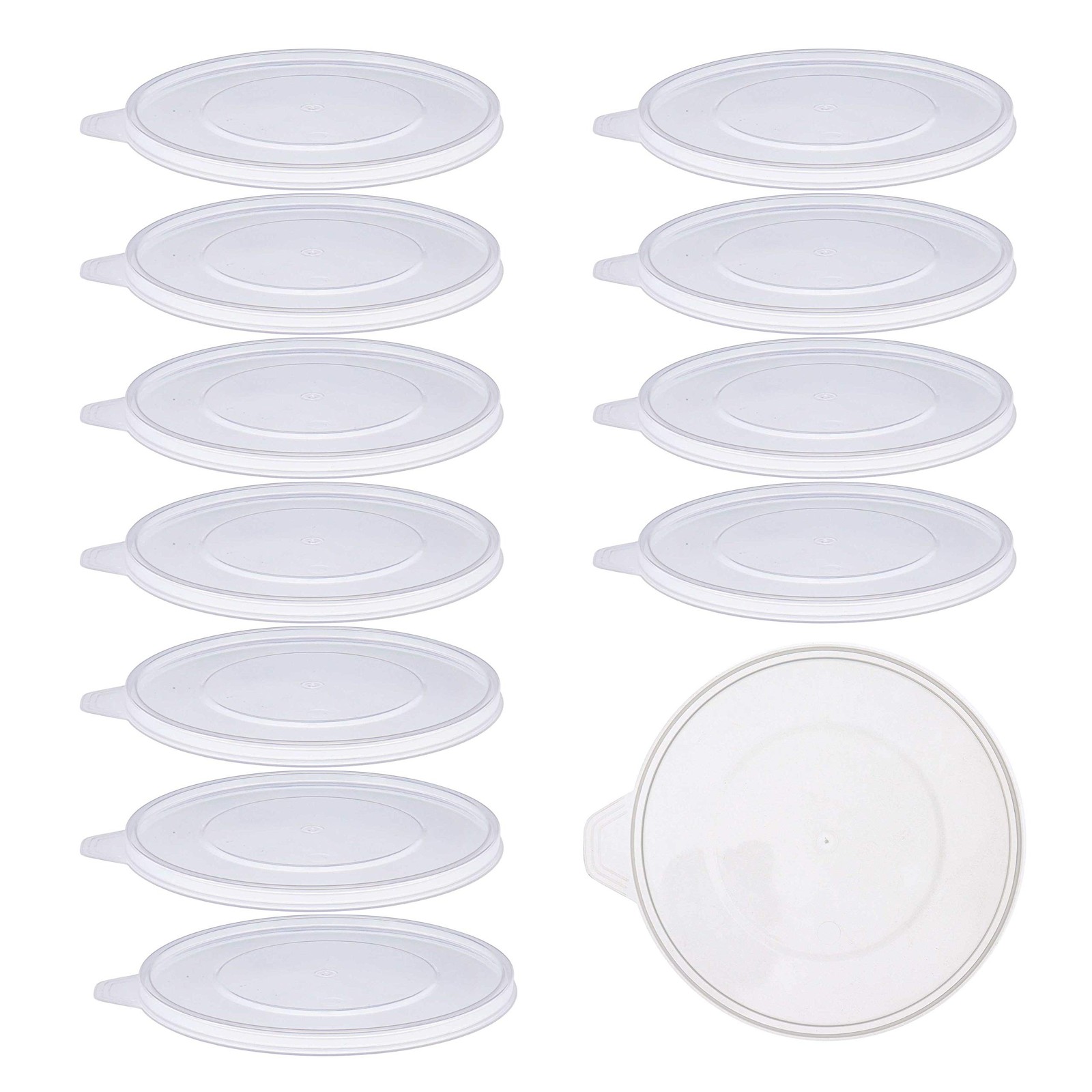 Pouring Masters 12-Pack Mixing Cup Lids for 12 Oz (350ml) Graduated Plastic M...