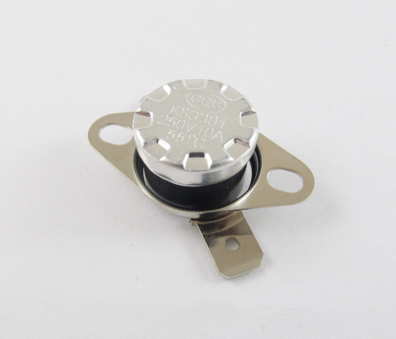 5pcs Temperature Controlled Switch Thermostat 55°C N.C. KSD301 Normal Close 10A