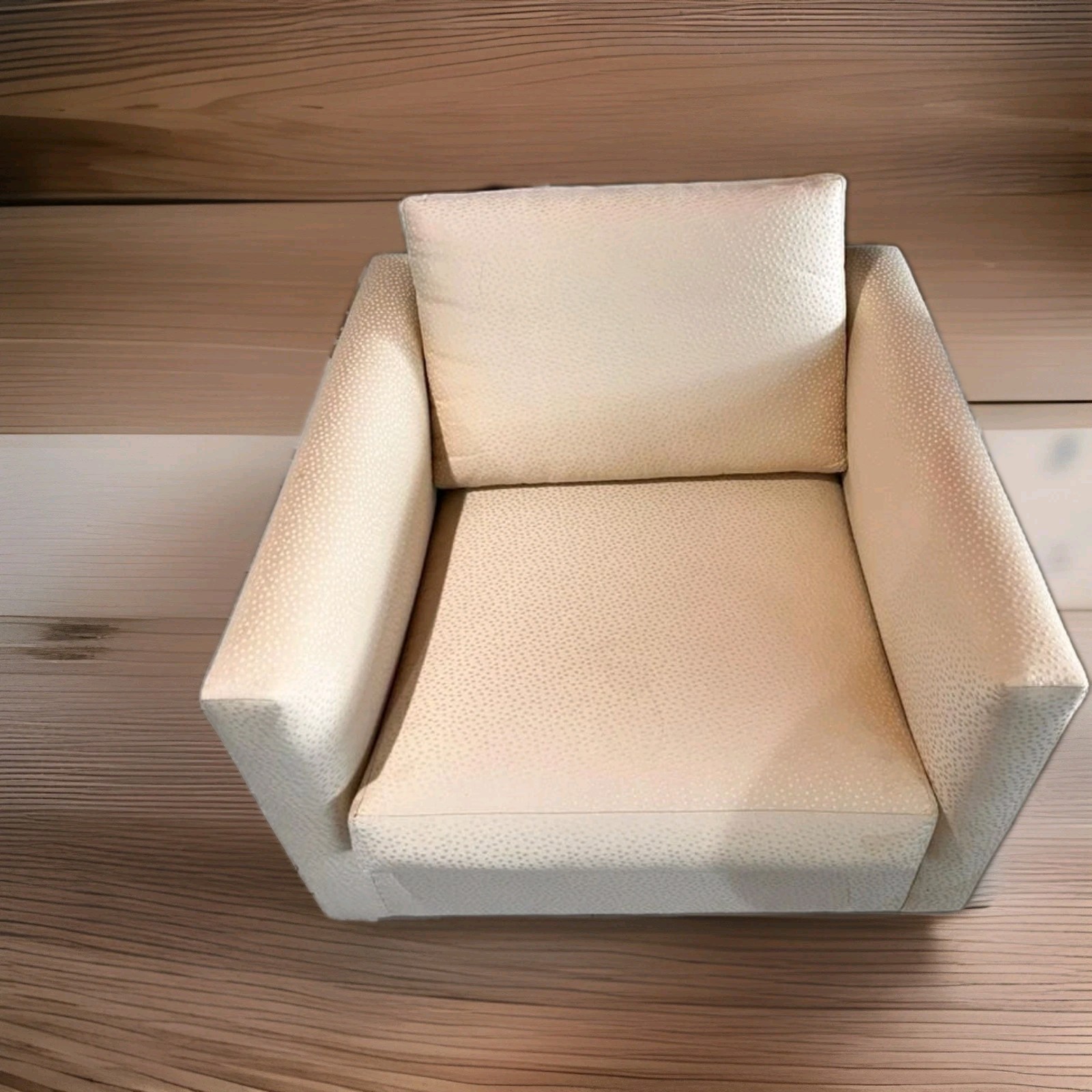 Pair Of Custom Probber Swibel Cube Chairs - From The Frank Lloyd Wright -60%off