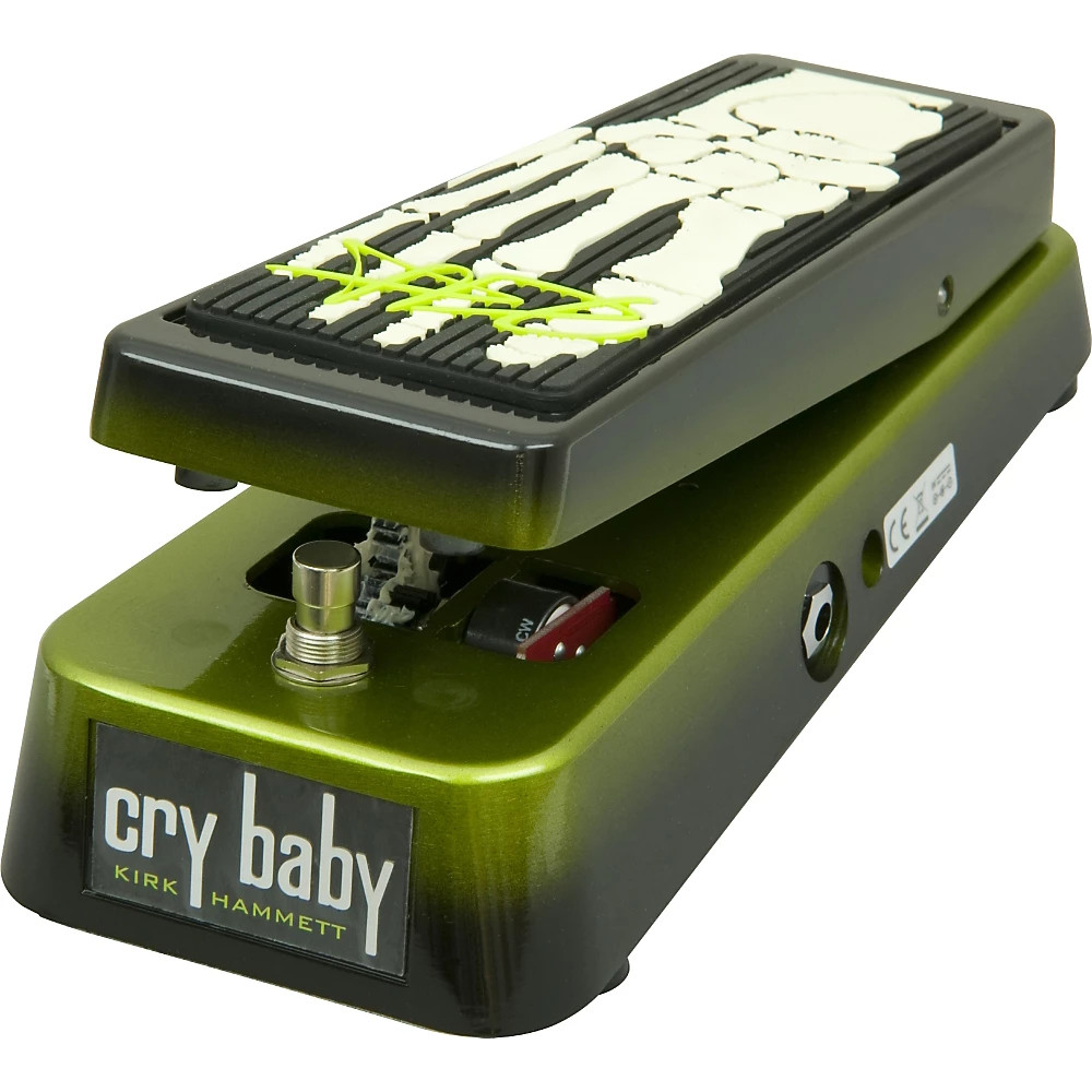 Dunlop KH95 Kirk Hammett Sig Cry Baby Wah Guitar Effects Pedal Black and Green