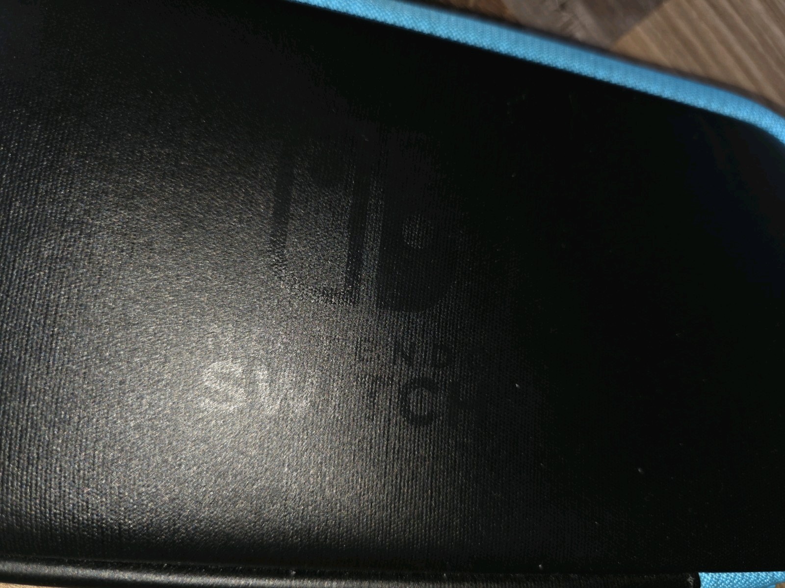 Nintendo Switch Carrying Case Black&Teal Zipper Travel Console Storage Used