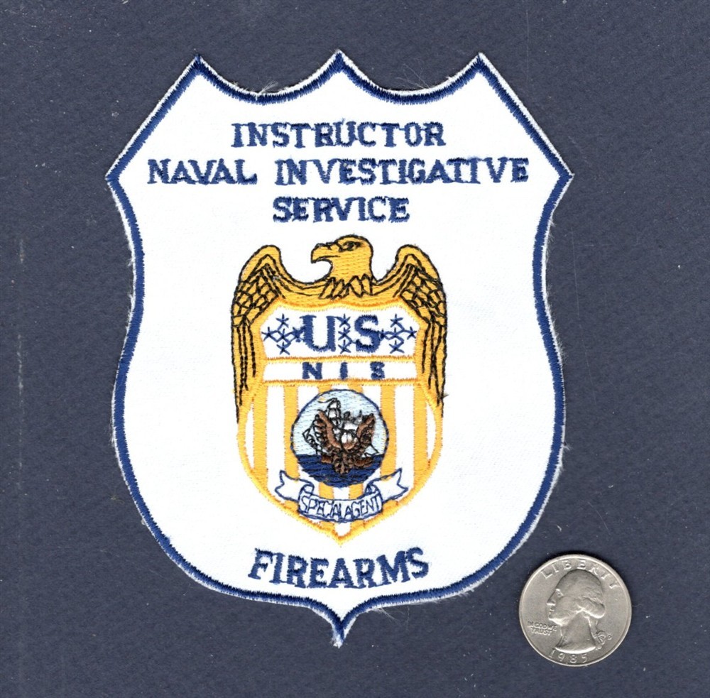 Instructor NIS Naval Investigative Service US Navy Unit Ship Squadron Patch